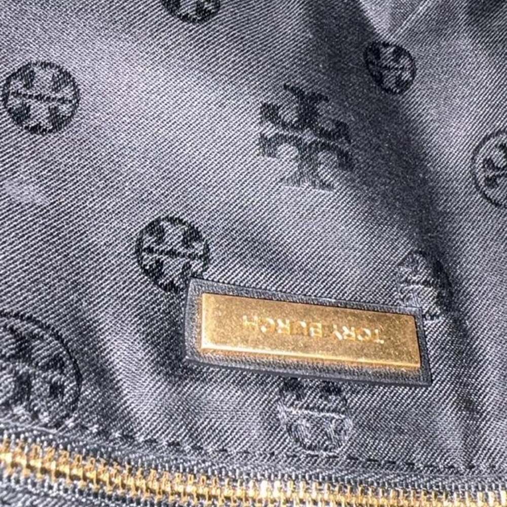Tory Burch Fleming Quilted Black Leather Shoulder Bag - Picture 7 of 8